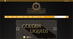 Desktop Screenshot of goldenliquids.com